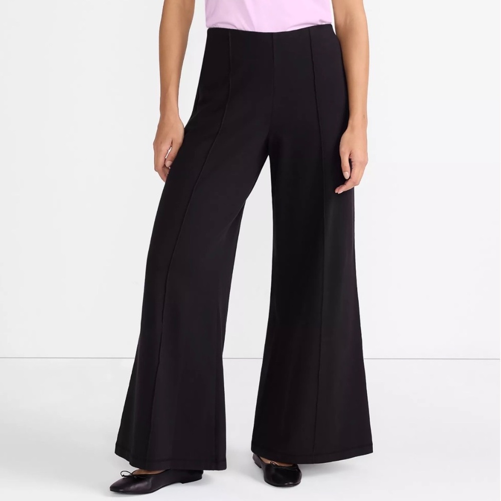 Lands End Starfish High Rise Palazzo Pants Coriander SZ L (14-16) - Picture 4 of 16